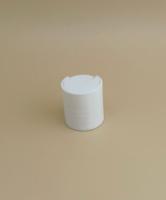 Small White Plastic Round Smooth Cap for Skincare Bottles