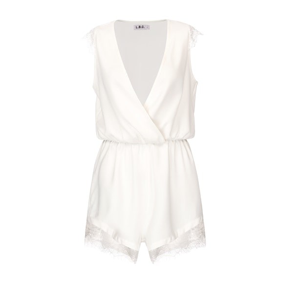 Newest Design Women Chiffon & Lace Sleeveless Jumpsuit