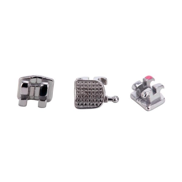 Mono Block Dental Teeth Braces Metal Material For Orthodontic Treatment