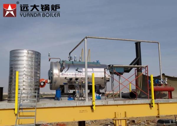 Diesel Oil Steam Boiler Capacity 500Kg For Plastic Industry , Automatic Operation