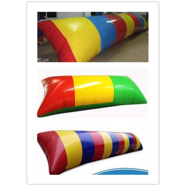 Outside Inflatable Amusement Park Water Blob Launcher Water Blow Up Toys