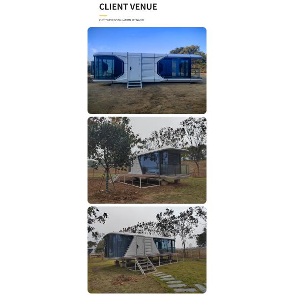 Capsula Espacial Hotel Capsula de la Montaña 6500kg/9500kg Un lugar tranquilo de poesía y distancia