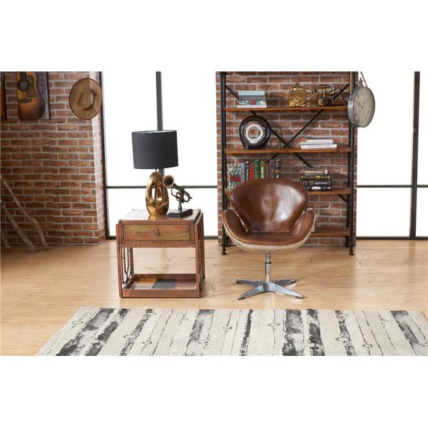 Industrial Loft Leather Office Swan Chair Thick Aluminium Sheet Full handwork Craft