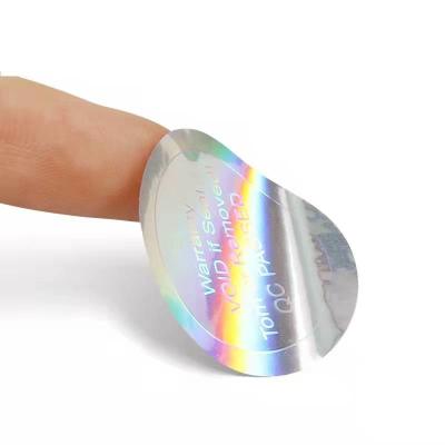 A etiqueta de empacotamento do anti holograma esparadrapo falso da segurança etiqueta o PVC papel revestido