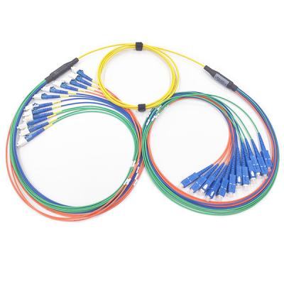 12C Pre Terminated Multi Fiber Cables SC / UPC - LC / UPC SM LSZH Material