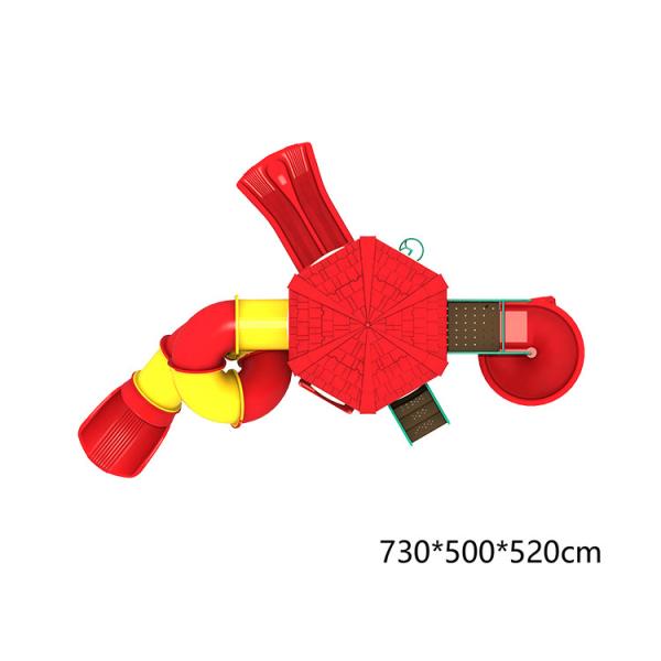 Гальванизированная сталь пускает на открытом воздухе пластиковое скольжение по трубам 304 нержавеющее для детей