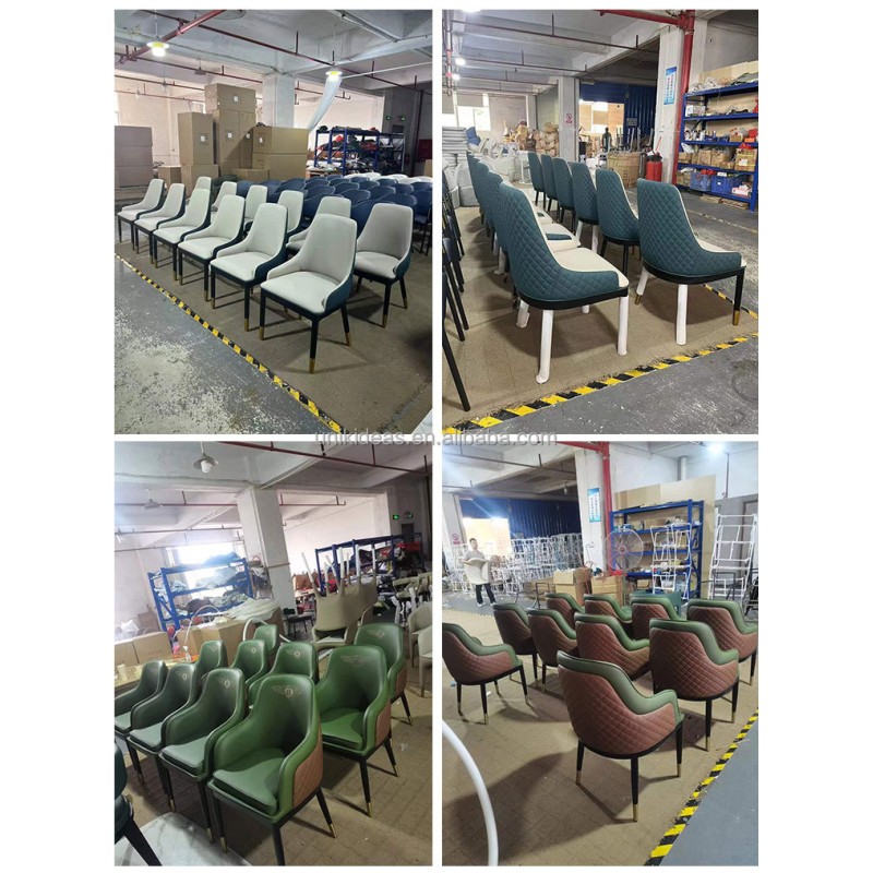 Factory Customized Durable Hotel Restaurant Commercial Furniture Classic Dining Table and Chair Set