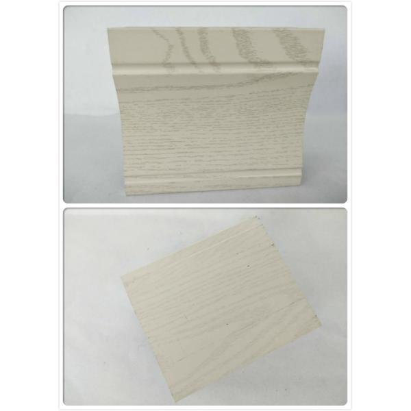 Customized Rectangle Wood Finish Aluminium Profile For Door Corrosion Resistance