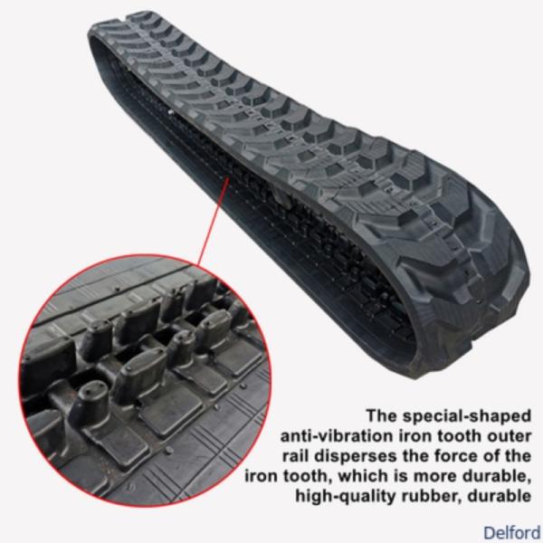 180x60x37 Rubber Tracks For Mini Excavator Replacement Parts