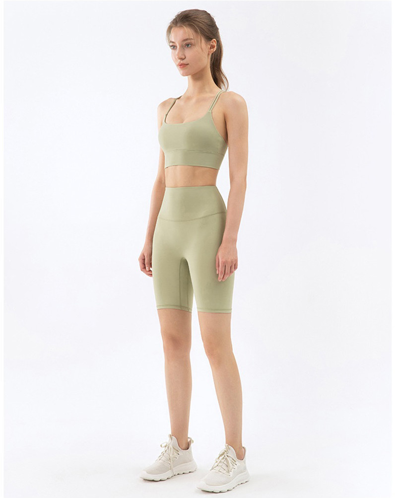 V шорты части форменным управлением tummy одежд набора йоги Breathable 2 и верхней части урожая