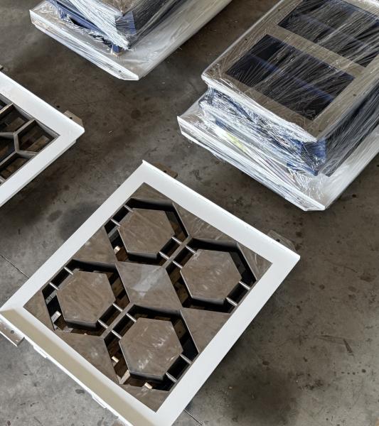 Hexagonal Grass Paver Mould, Interlocking Slope Protection Concrete Block Mould for Brick Making Machine