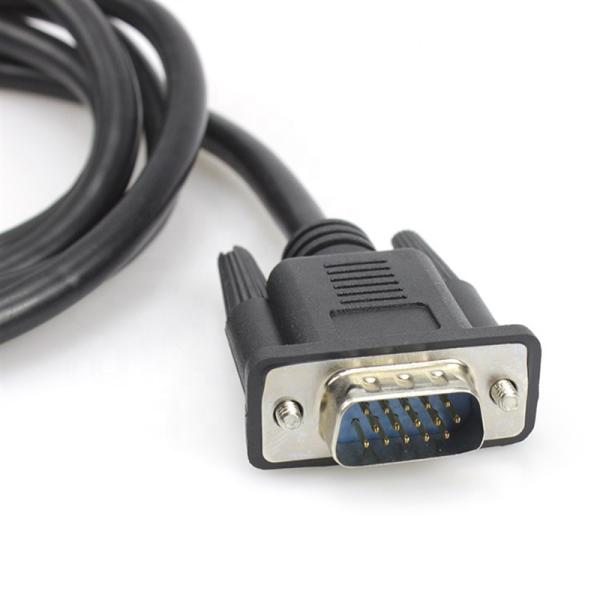Antiwear 15Pin Computer Monitor Cable , Anti Corrosion D Sub VGA Cable