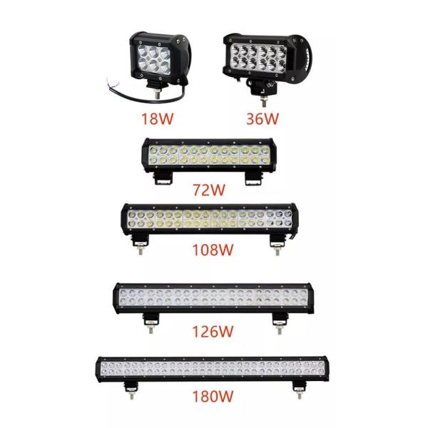 12V 24V Off Road 4x4 Mini 18W LED Light Bar For Cars / 4.5 Inch LED Work Light