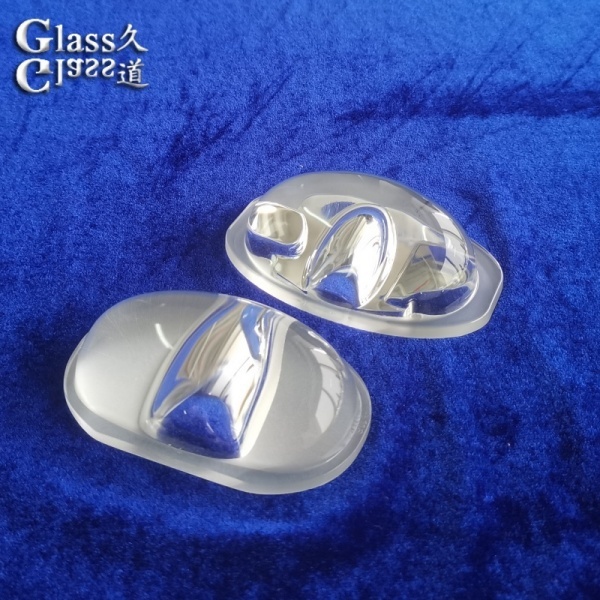 Durable Polishing High Power Led Glass Lenses From Borosilicate Glass 3.3
