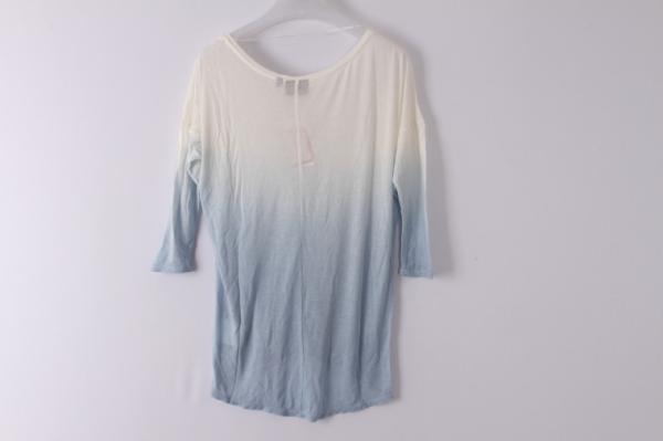 Two Tone Ladies Casual Sweatshirts 100% viscose Dip Dye Shirts