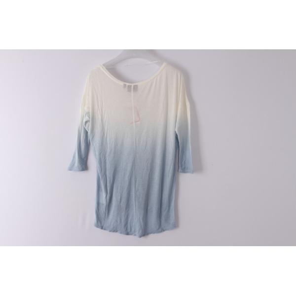 Two Tone Ladies Casual Sweatshirts 100% viscose Dip Dye Shirts