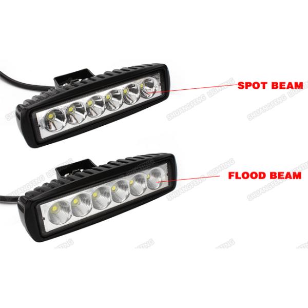 6 pcs * 3w High Intensity Epistar LED Truck Work Lights 18W 6000k IP67