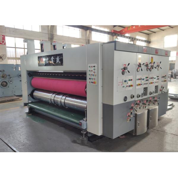 Customized Digital Flexo Printing Machine , High Precision Corrugated Rotary Die Cutter