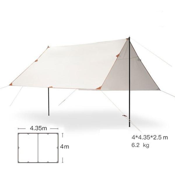 Outdoor Camping Beach Sunshade Sky Tent, Beach Canopy Tent Sun Shade, Gradient Beach Canopy, Stability Upgraded tent