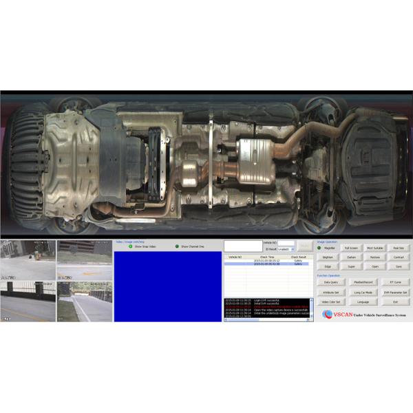 Line CCD camera under vehicle surveillance system IP68 weatherproof