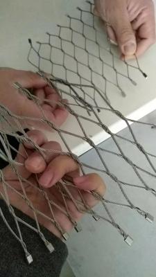 Fio de corda de aço inoxidável Mesh For Balcony Railing da arquitetura da escada Aisi304 316