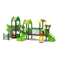 Le grand PVC d'acier inoxydable d'enfants de glissière extérieure de terrain de jeu a enduit la sécurité