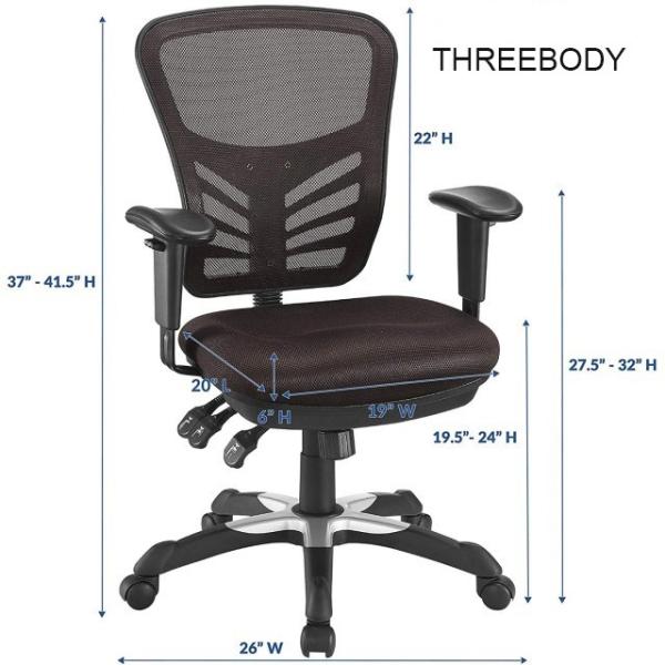 High End Modern Home Furniture Ergonomic Black Mesh Office Chair 360 Degree Swivel