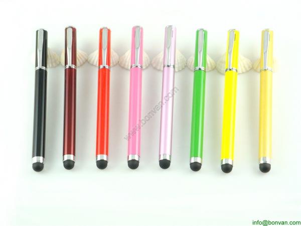 metal touch stylus pen, printed promotional gift stylus pen for wholesale