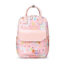 Animal Prints Polyester Rucksack Changing Travel Diaper Bags 27*15*42cm