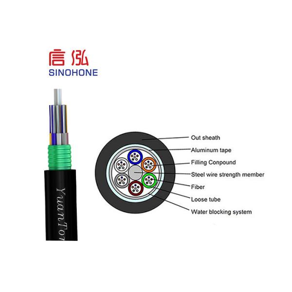 Customized Length Commercial Fiber Optic Cable Loose Tube Structure