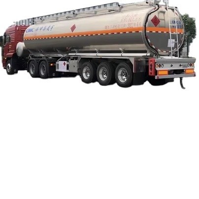 3 Axle 44m3 Liquid Petrol Aviation Kerosene Jet Fuel Transport Semi Trailer