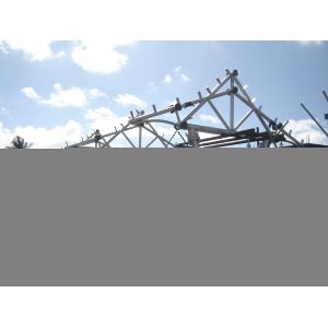 Large Prefabricated Steel Structure Industrial Construction Metal Warehouse Frame Hanger