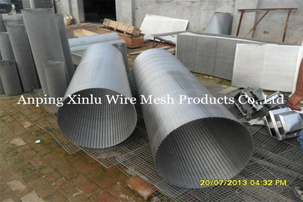 Wedge Wire Screen Cylinders, Johnson Wire Cylindrical Screen For Self Cleaning