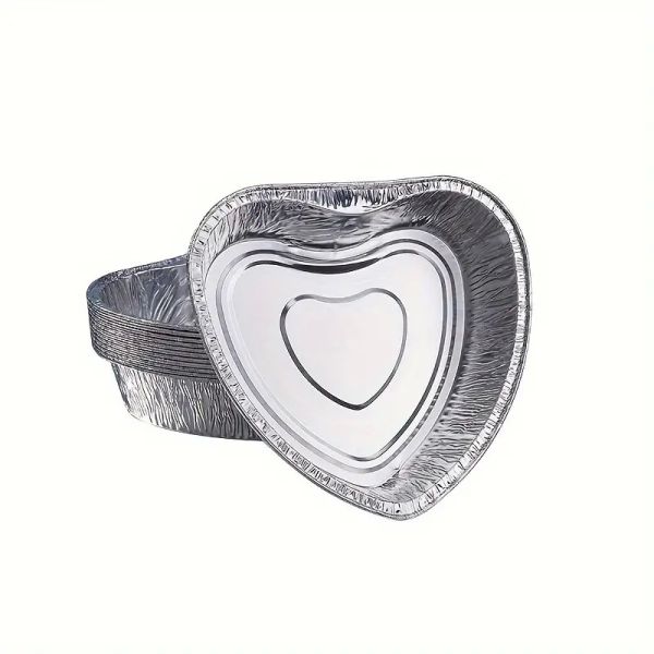 Aluminum Foil Heart Shaped Pans