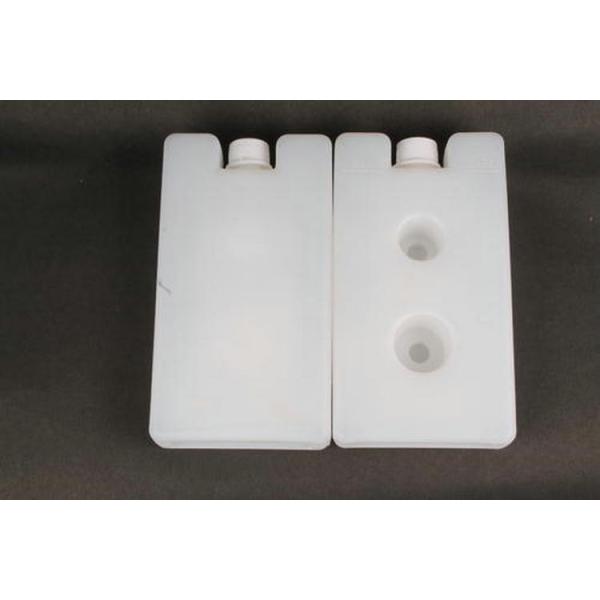 White Plastic Ice Brick Pack Gel Cooling Insulated Cooler Box HDPE Material