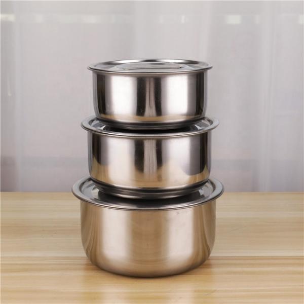 Cooking Pot 410 Stainless Steel Cookware Set Kitchen Soup Stock Pot Set