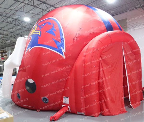 Custom Inflatable American Football Helmet Outdoor Inflatable Sports Tunnel Inflatable Tent Football Helmet