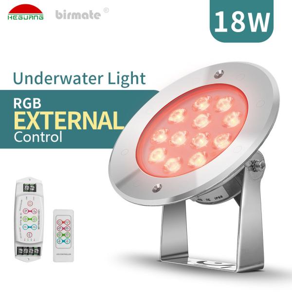 O VDE de SS316L conduziu o controle 1450ma da iluminação 24V 18W Extenal da piscina