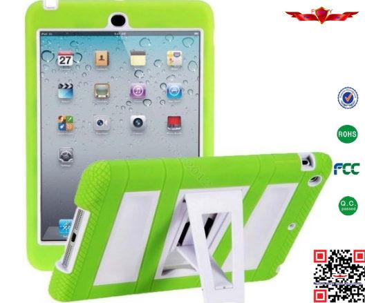 Hot Selling Brand New Import TPU+Silicone+PC Hybrid Hard Cover Case For Ipad Mini 2