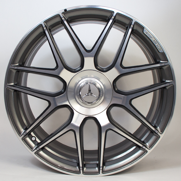 Forged Titanium Grey 7.5J Mercedes 20 Inch Amg Wheels Rims Lightweight