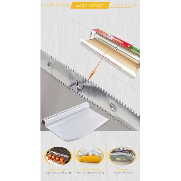 Мягкая температура 200 квадратных футов тяжелая алюминиевая фольга для гриля и выпечки