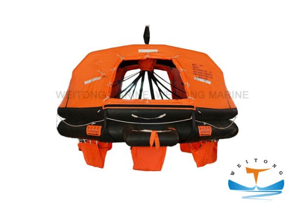 A Pack Type Marine Life Raft 12 Man Capacity MSC.47 Standard For Emergency