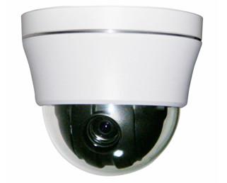Mini High Speed Dome Camera Ceiling Mount 10x Optical Zoom 30m Ir Distance 1000TVL
