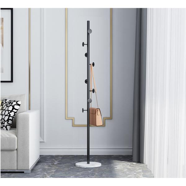 Metal L32cm Floor Standing Clothes Rack Corrosion Resistant