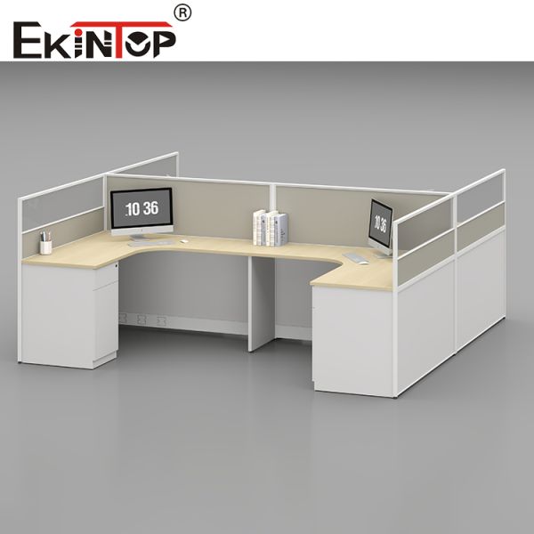 Ekintop Workstation Desk Modular Staff Cubicle Partition Office Workstation Desk