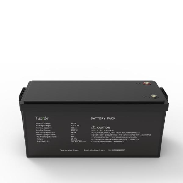 UN38.3 12200 Cleaning Equipment Batteries 12V 200Ah Phosphate Lithium Lifepo4