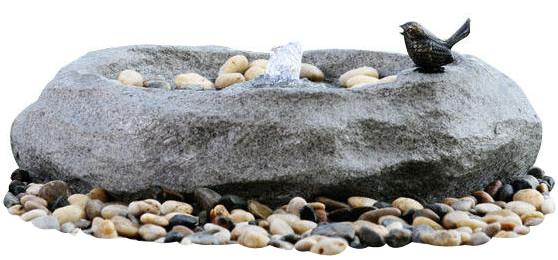 Fiberglass / Resin Material Cast Stone Fountains For Garden Ornaments
