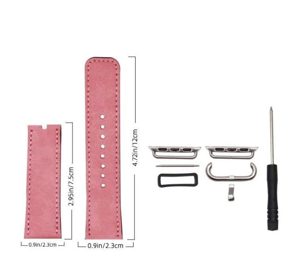 Diy Custom Printing PU Leather Blank Sublimation Watch Band For Apple Smart Watch