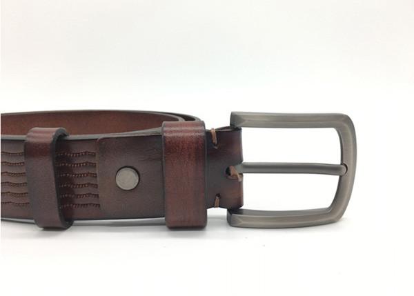 1.5 Inch Man Pin Buckle Casual Genuine Leather Retro Belts