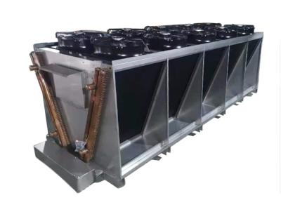 Process Hydrophilic Aluminum V Type Fin  Dry Air Cooler Sustem
